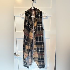 Women’s plaid vest